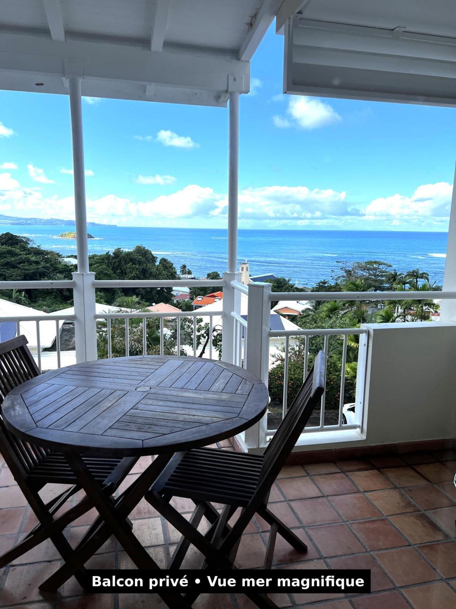 Ananas Premium - Sejour Detente T2 Vue Mer Avec Balcon Prive A Tartane Ла-Трините Экстерьер фото